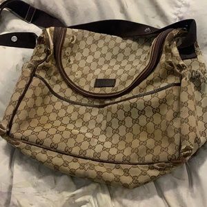 Authentic Gucci diaper used